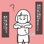 お腹の線